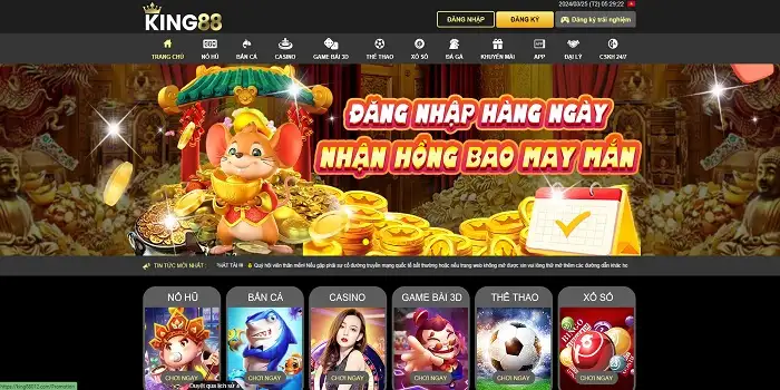 Giao diện độc đáo của King88