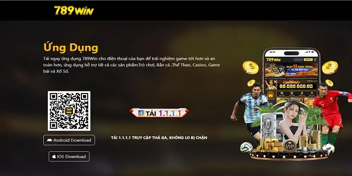 Mục tải app nhà cái 789Win77