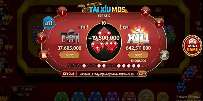 Game tài xỉu MD5