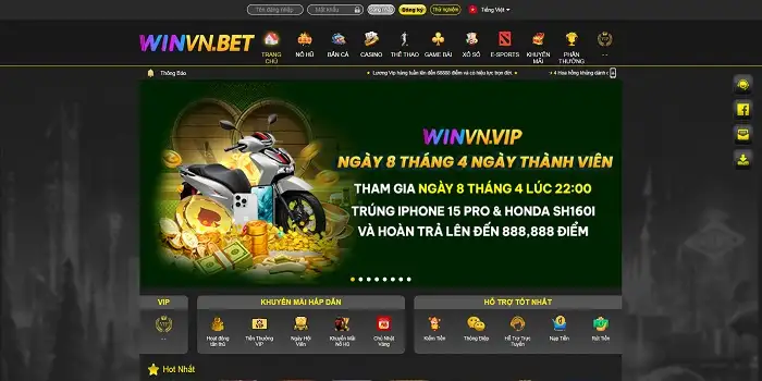 Trang chủ chính thức của nhà cái Winvn83
